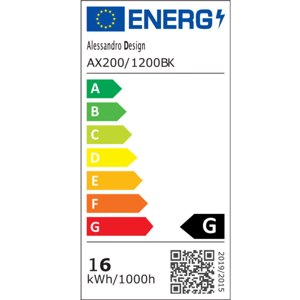 Aplica LED de Exterior Mack, Lungime 120cm, 16W, IP65, Metal, Liniar, Negru [4]