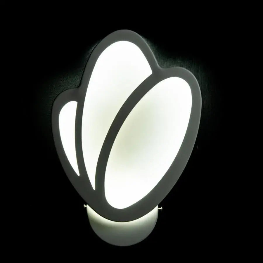Aplica LED de Perete Tulip 15W, Lumina Rece/Calda/Neutra 3000K/4000K/6000K, Alb, Metal si Acril [4]