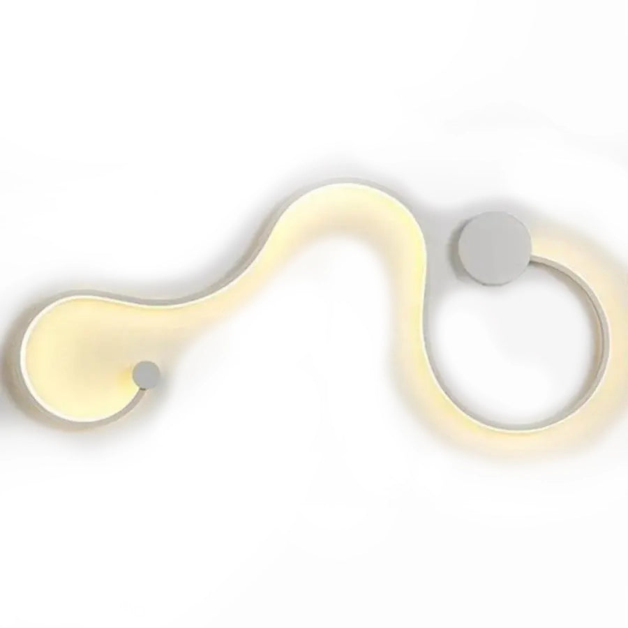 Aplica LED Deborah 38W Decorativa Lumina Rece/Calda/Neutra Metal si SIlicon Alb [2]