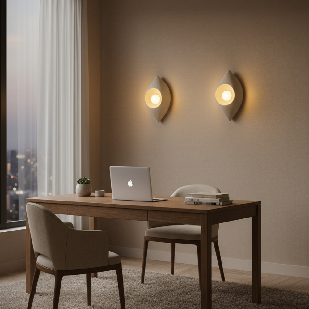 Aplica LED Decorativa LEFFER, 30x20cm, 1xE27, Polistiren, Alb [2]