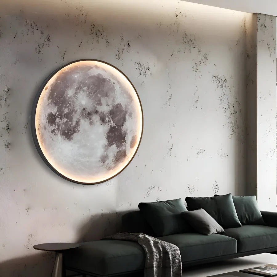 Aplica LED Decorativa Luna 34W Diametru 50CM Lumina Calda Neutra Rece 3000/4000/6000K [2]