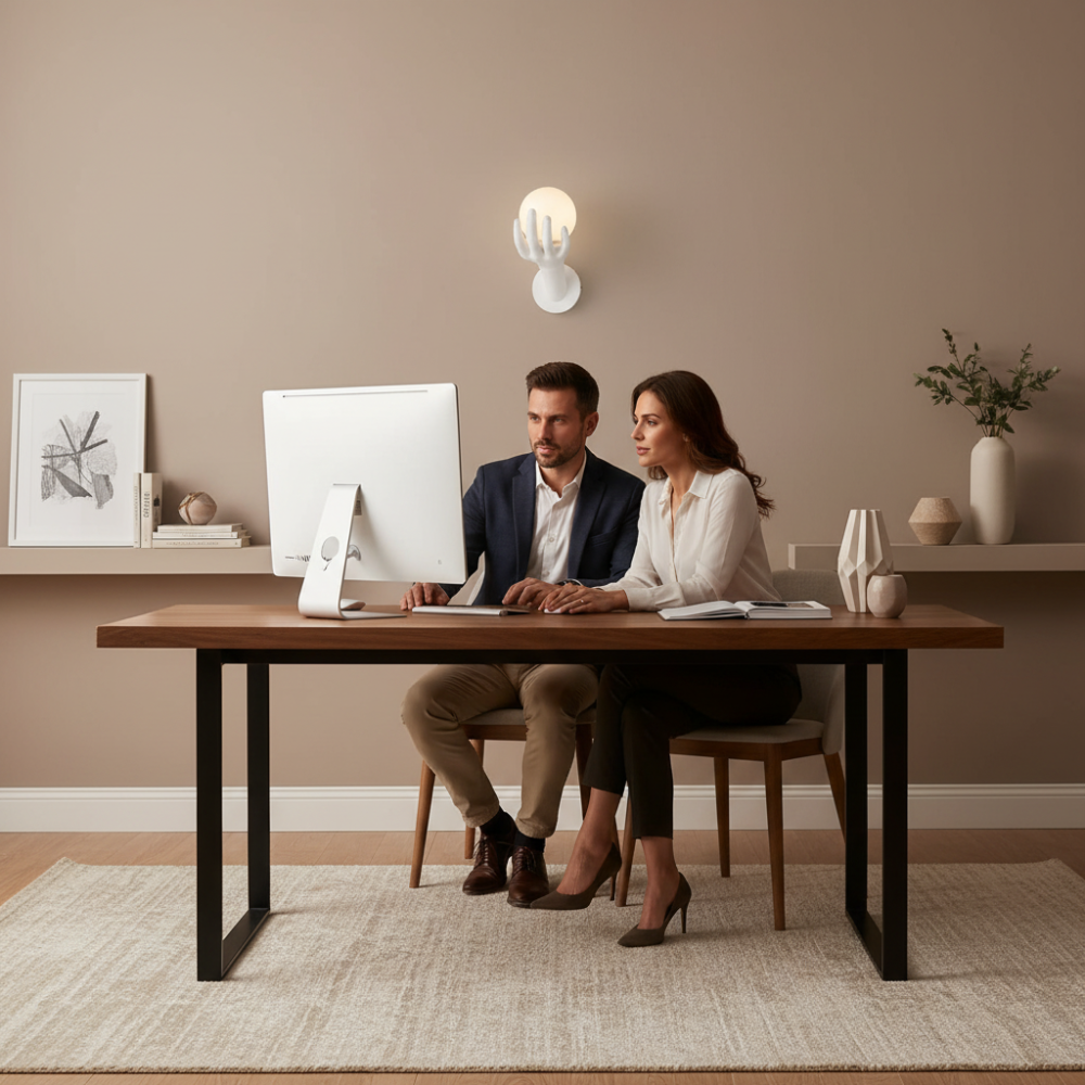 Aplica LED Decorativa MANO, 15x30cm, 1xG9, Sticla si Resina, Alb [4]