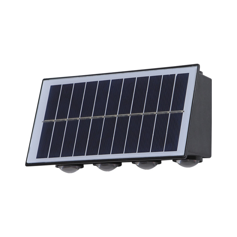 Aplica LED Exterior Solaris, 8 Surse de lumina, Lumina Calda, Negru [4]