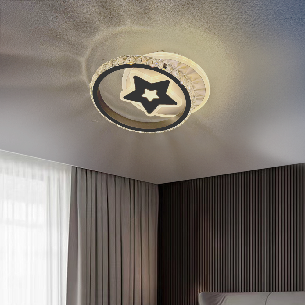 Aplica LED Hadley 24W Alb Negru [3]