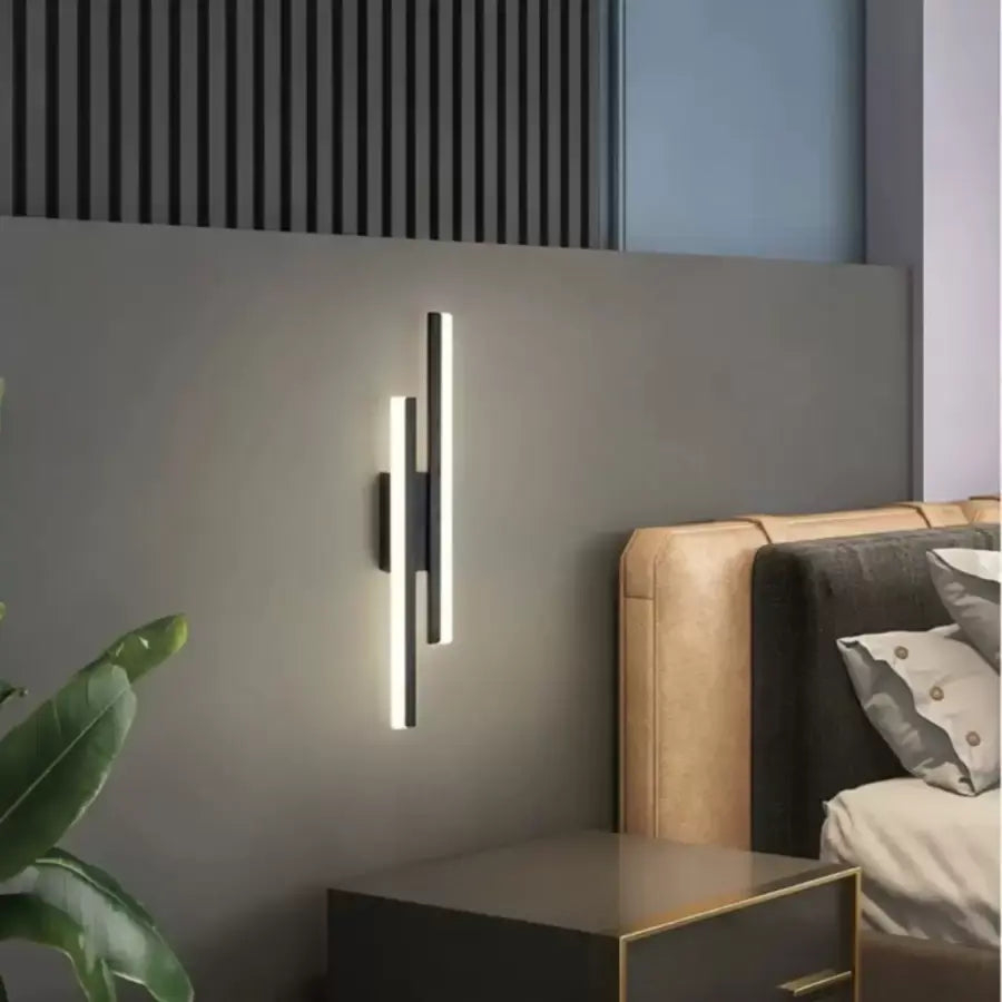 Aplica LED Lyra, 18W, Acril, Alb Negru [3]