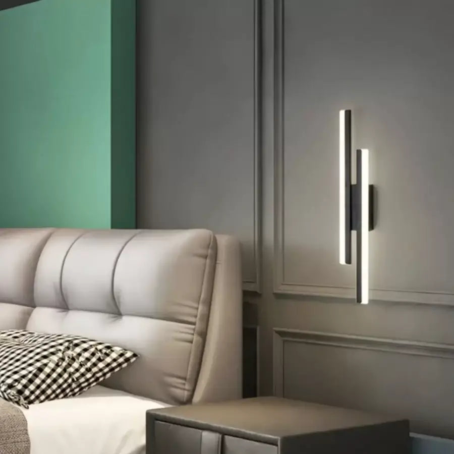 Aplica LED Lyra, 18W, Acril, Alb Negru [4]