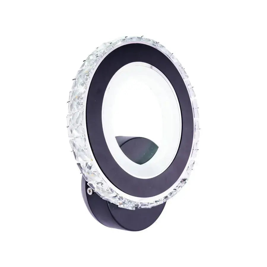 Aplica LED NOVA Rotonda, 16W, Negru & Inox, lumina Calda/Rece/Neutra [2]