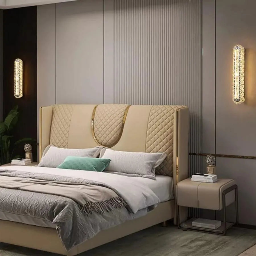 Aplica LED PRISCILA, 5W, Cristal, Crom Lucios, Lumina Calda/Rece/Neutra [2]