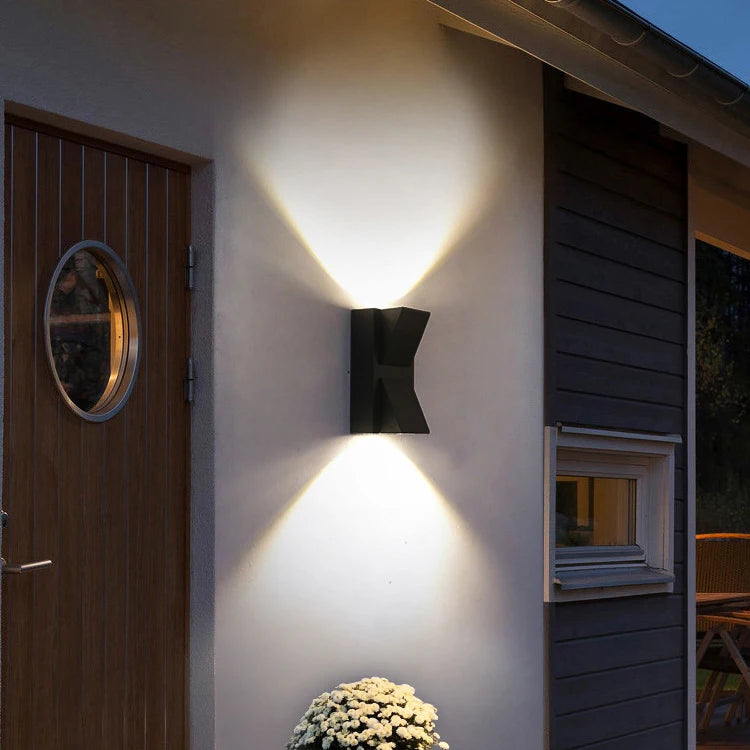 Aplica LED Scarlat Exterior, 6W, Negru, Metal, IP65, 3000K [3]