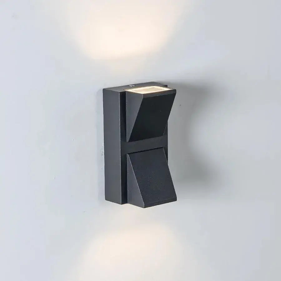 Aplica LED Scarlat Exterior, 6W, Negru, Metal, IP65, 3000K [2]