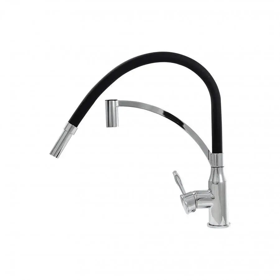 Baterie Bucatarie, Alama Sanitara, Negru cu Crom, WZX/2019 [3]