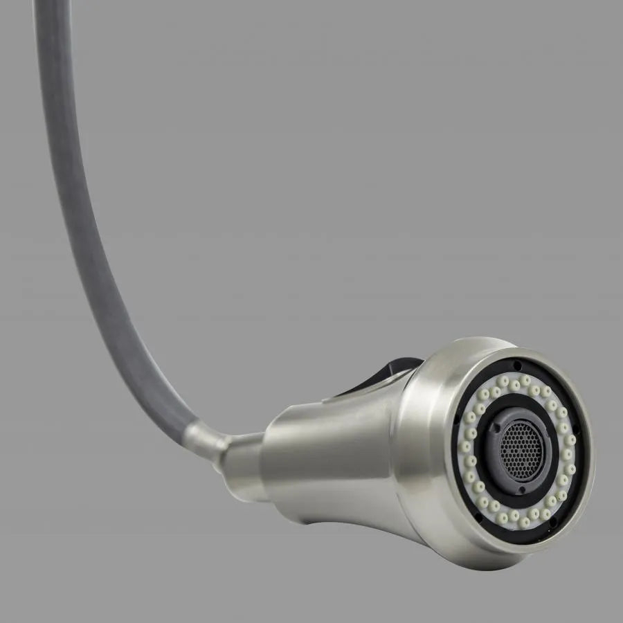 Baterie Bucatarie cu Dus Extractibil, Alama Sanitara, Crom, W054 [4]