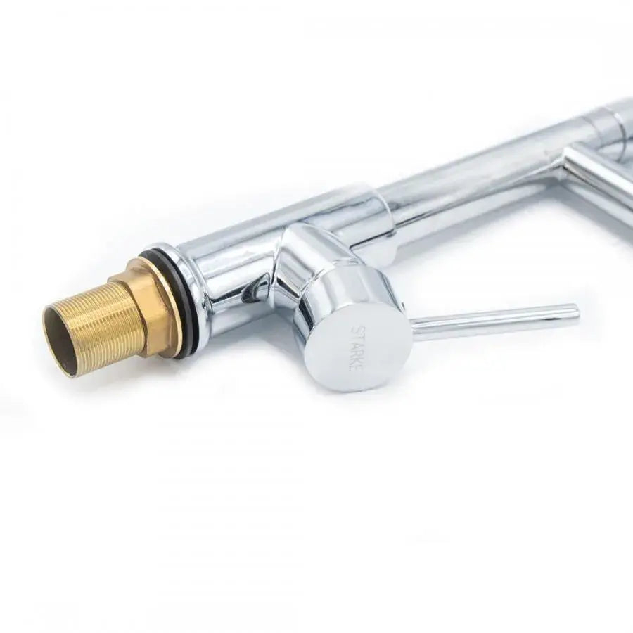 Baterie Bucatarie cu Dus Extractibil, Inox si Alama Crom, YD/301 [3]