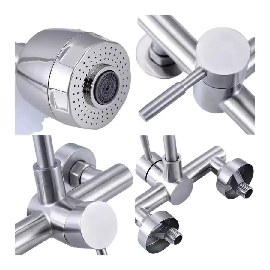 Baterie Bucatarie, Inox SUS304, Satinat, CF014 [3]