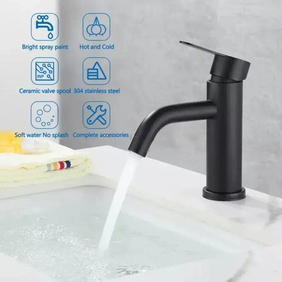 Baterie Lavoar, Inox SUS304, Negru, HS/LY007 [3]