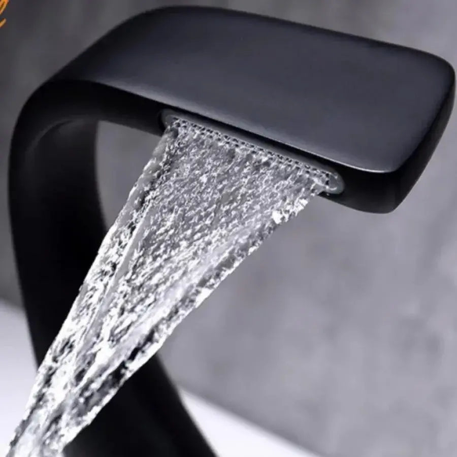 Baterie Lavoar Monocomanda Alama Sanitara Negru Racorduri incluse OD/2055 [2]