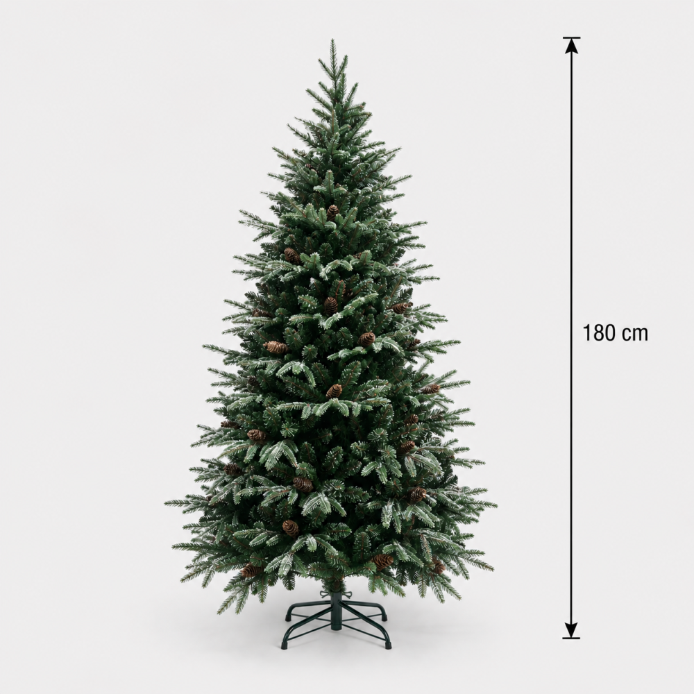 Brad Artificial QAANAAQ, 180 cm, 808 varfuri, Verde [4]