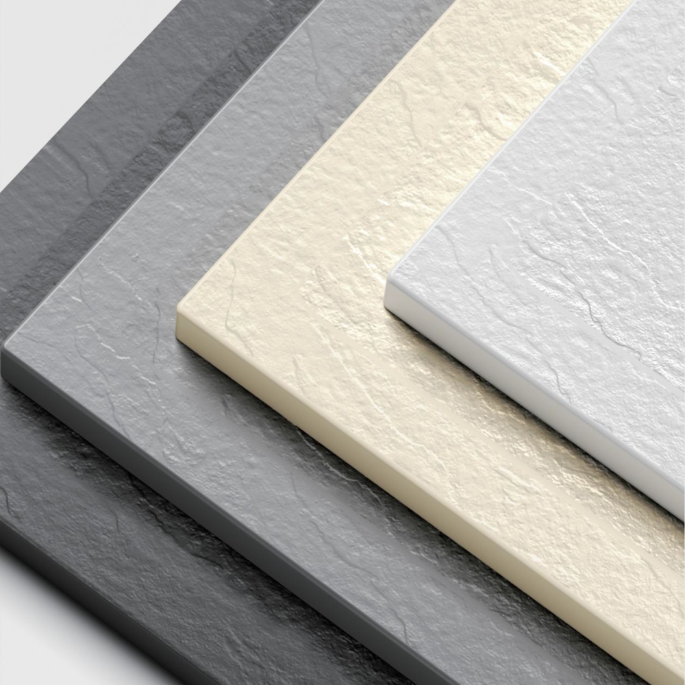 Cadita de dus dreptunghiulara 70x90 cm, slim 3 cm, negru [4]