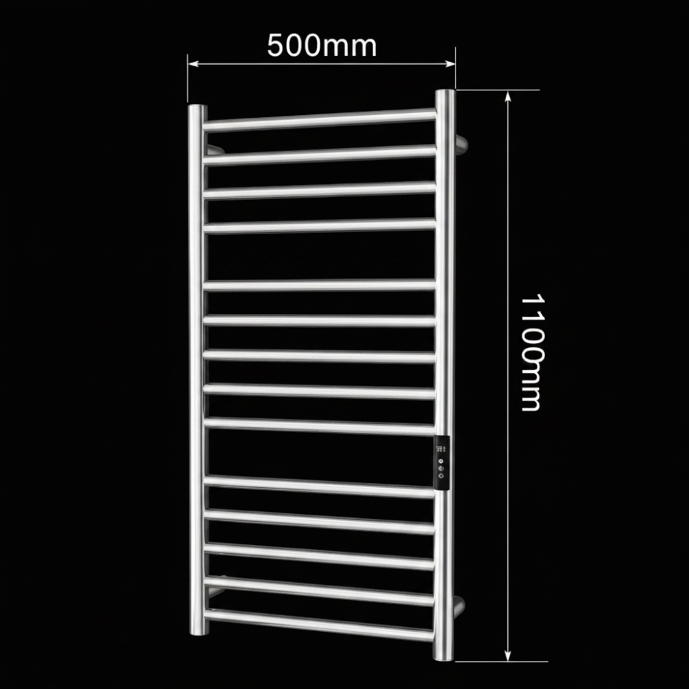 Calorifer Electric pentru Prosoape, 240W, Metal, Argintiu [3]