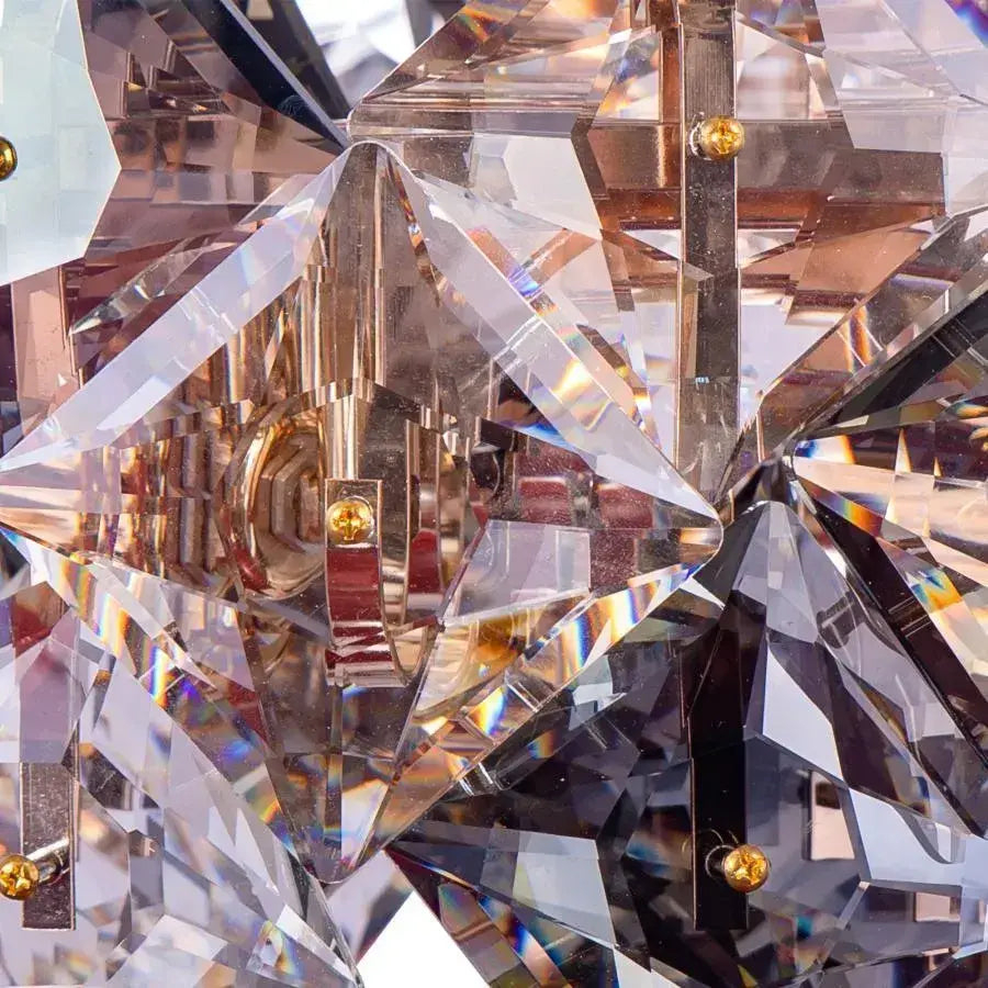 Candelabru Cristal Arian 4x E27 Auriu [2]