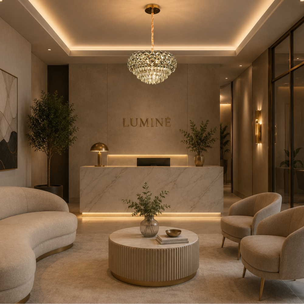 Candelabru Cristal BANO Eleganza, 60W, 7xE14, Lumina Rece/Calda/Neutra, Inaltime Reglabila, Metal si Cristal, Auriu [2]