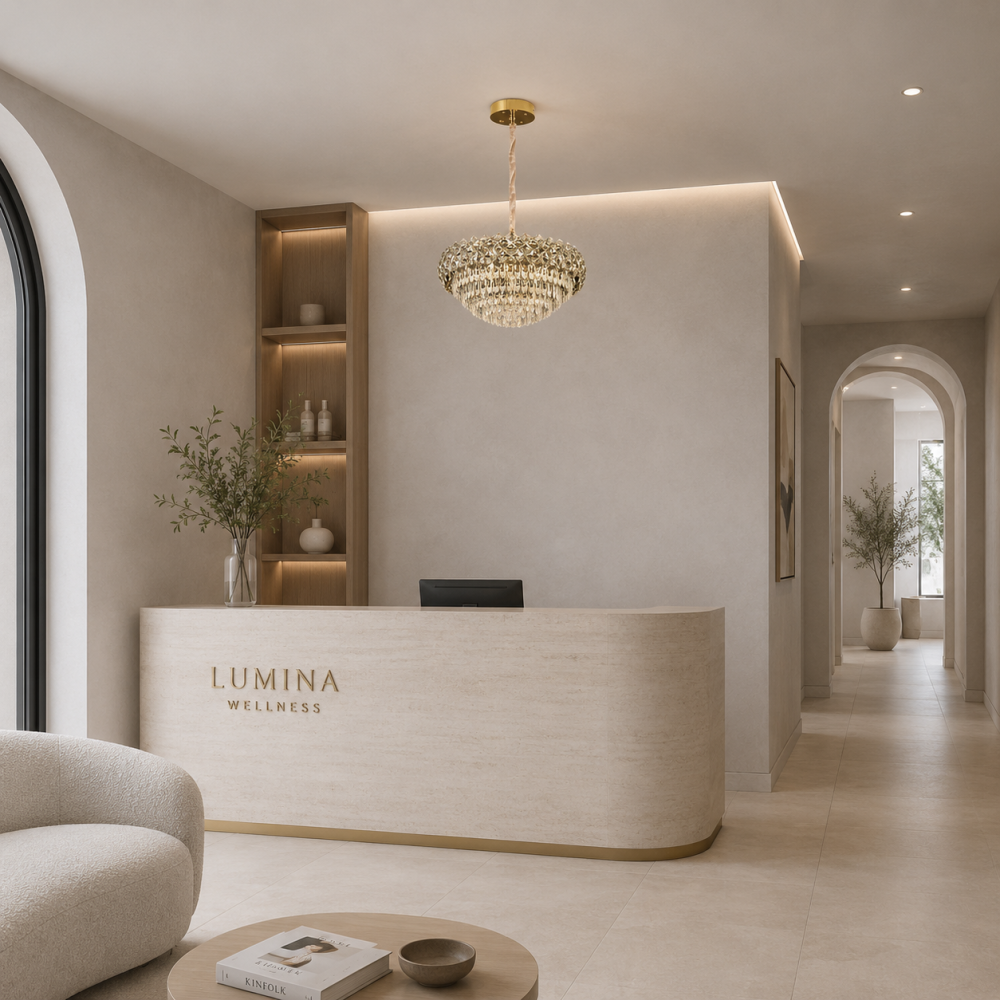 Candelabru Cristal BANO Regalis, 108W, 9xE14, Lumina Rece/Calda/Neutra, Inaltime Reglabila, Metal si Cristal, Auriu [2]
