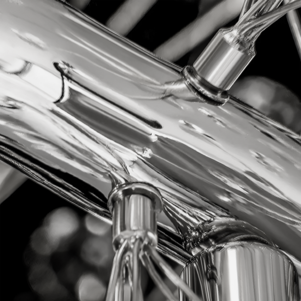 Candelabru Cristal SEGOVIA Magno 12x E14, Diametru 60cm, Argintiu Lucios, Inaltime Reglabila [4]