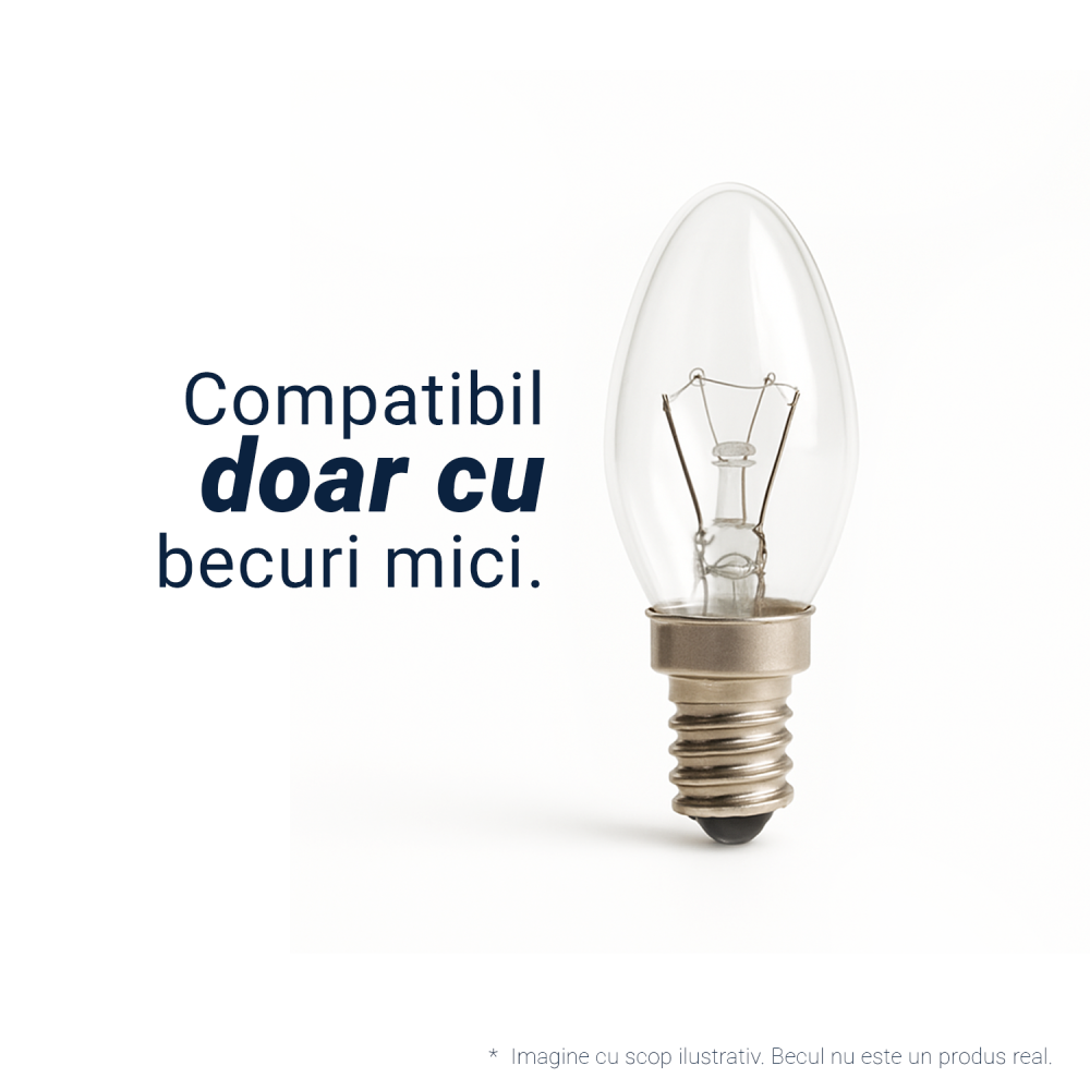 Candelabru Cristal VERSAILLES Petito 3xE14, Diametru 30cm, Auriu Lucios si Negru, Inaltime Reglabila [4]