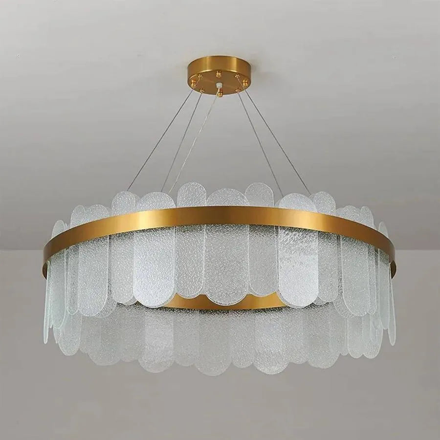Candelabru LED cu Telecomanda Alvaro 128W Dimabil Auriu [3]
