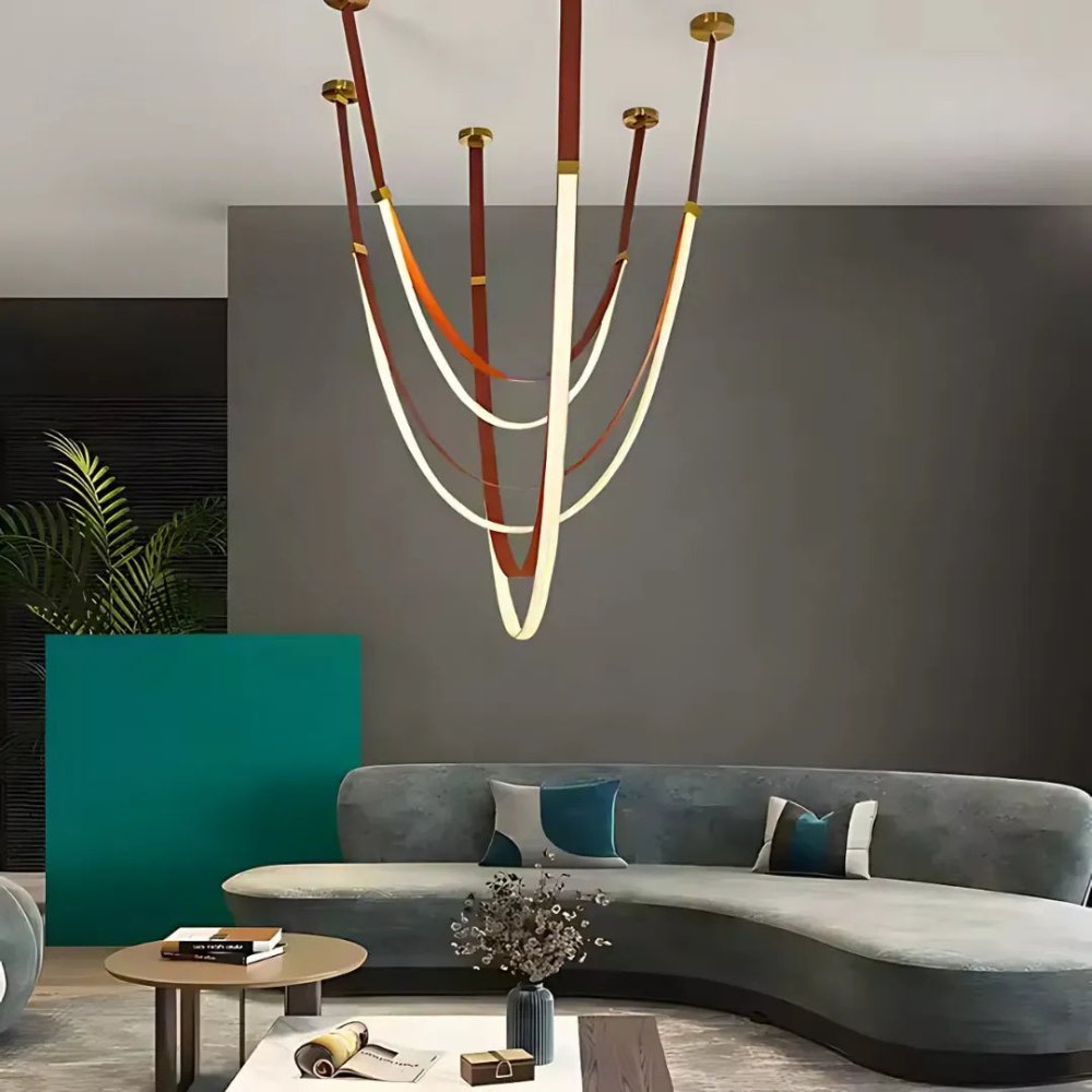 Candelabru Modern, LED, ARIA Largo, 36W, lumina Neutra, Maro [4]