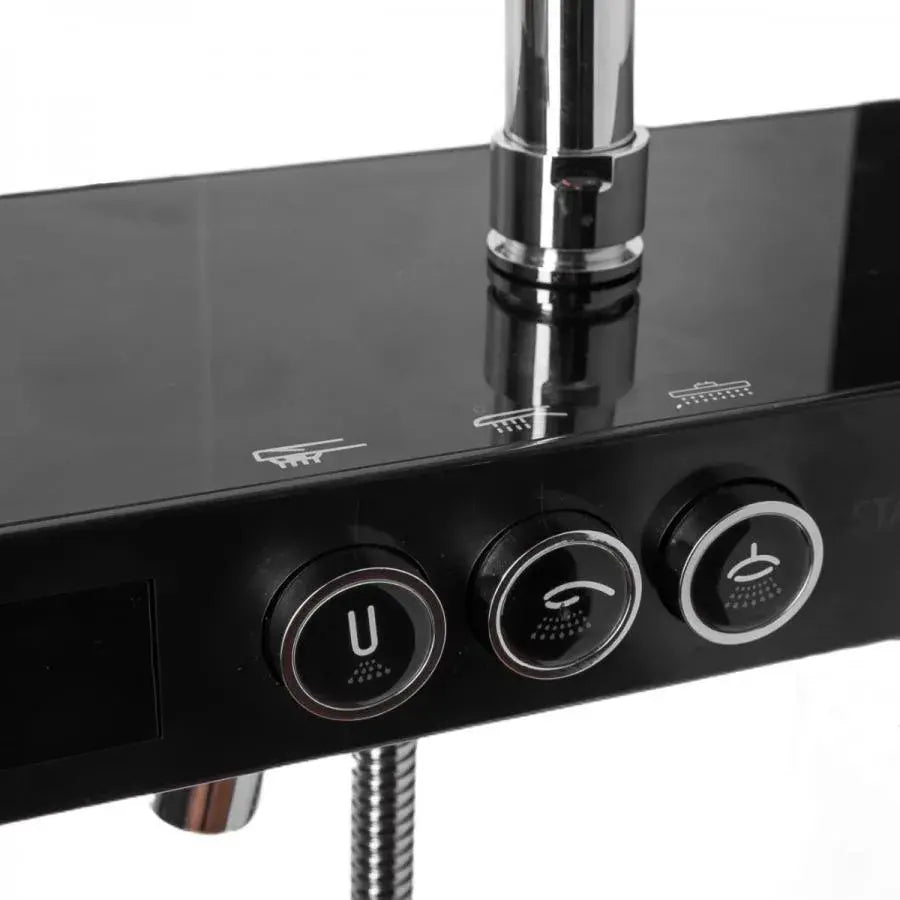 Coloana Dus Afisaj LCD Inox Negru Argintiu SJG/003 [3]