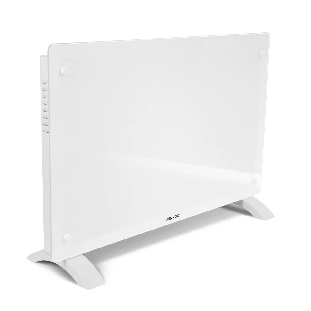Convector electric de lux, 2000W, Panou de sticla, WiFi- control Aplicatie, Alb/Gri/Bej/Negru [1]
