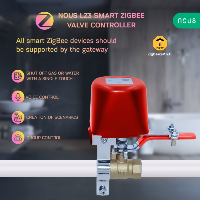 Electrovalva Smart cu Temporizator NOUS LZ3 , ZigBee [2]