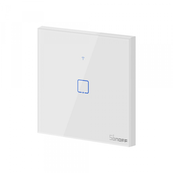 Întrerupător Smart cu Touch Wifi + RF 433 Sonoff T1 EU TX, 1 canal [2]