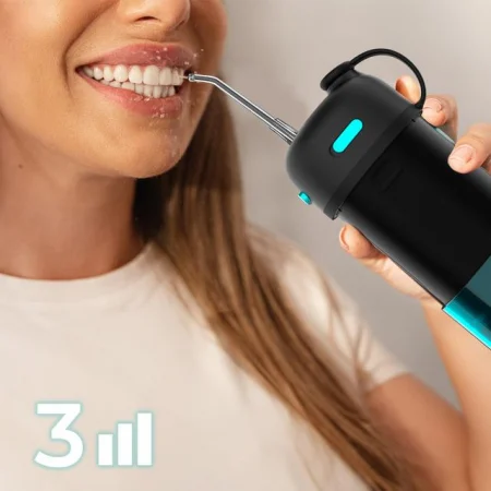 Irigator bucal portabil Cecotec ToothCare Jet Splash, 3 moduri, 8 intensitati, 150ml, rezervor telescopic [7]