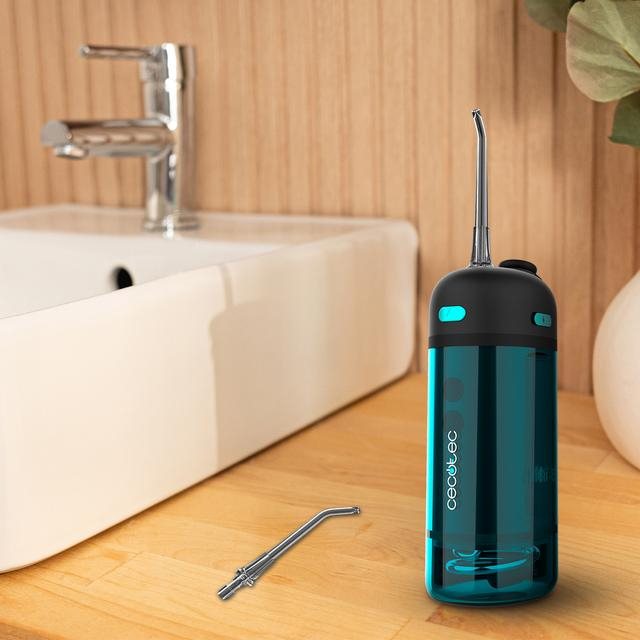 Irigator bucal portabil Cecotec ToothCare Jet Splash, 3 moduri, 8 intensitati, 150ml, rezervor telescopic [6]