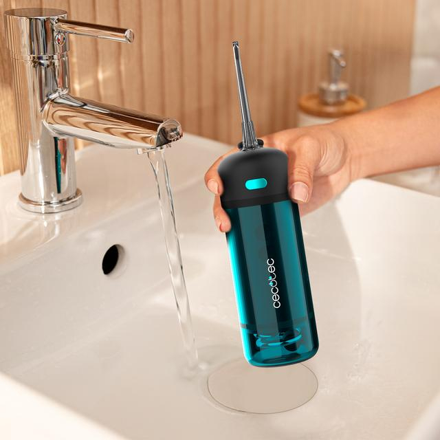Irigator bucal portabil Cecotec ToothCare Jet Splash, 3 moduri, 8 intensitati, 150ml, rezervor telescopic [5]