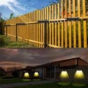 Lampa solara 4 LED-uri, Lumina alba-calda-RGB, IP65, 12 moduri [3]