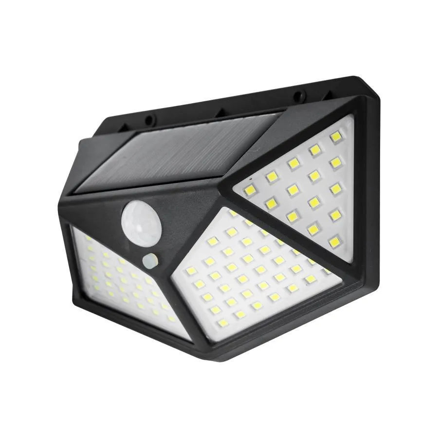 Lampa Solara cu Senzor de Miscare, 100 LED-uri, IP.65, Negru [2]