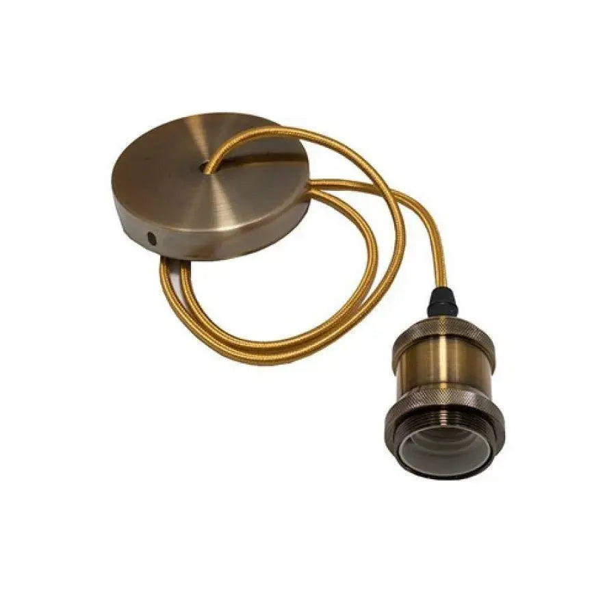 Lustra Antichizata, 1xE27, 100cm,Metal, Bronz [3]