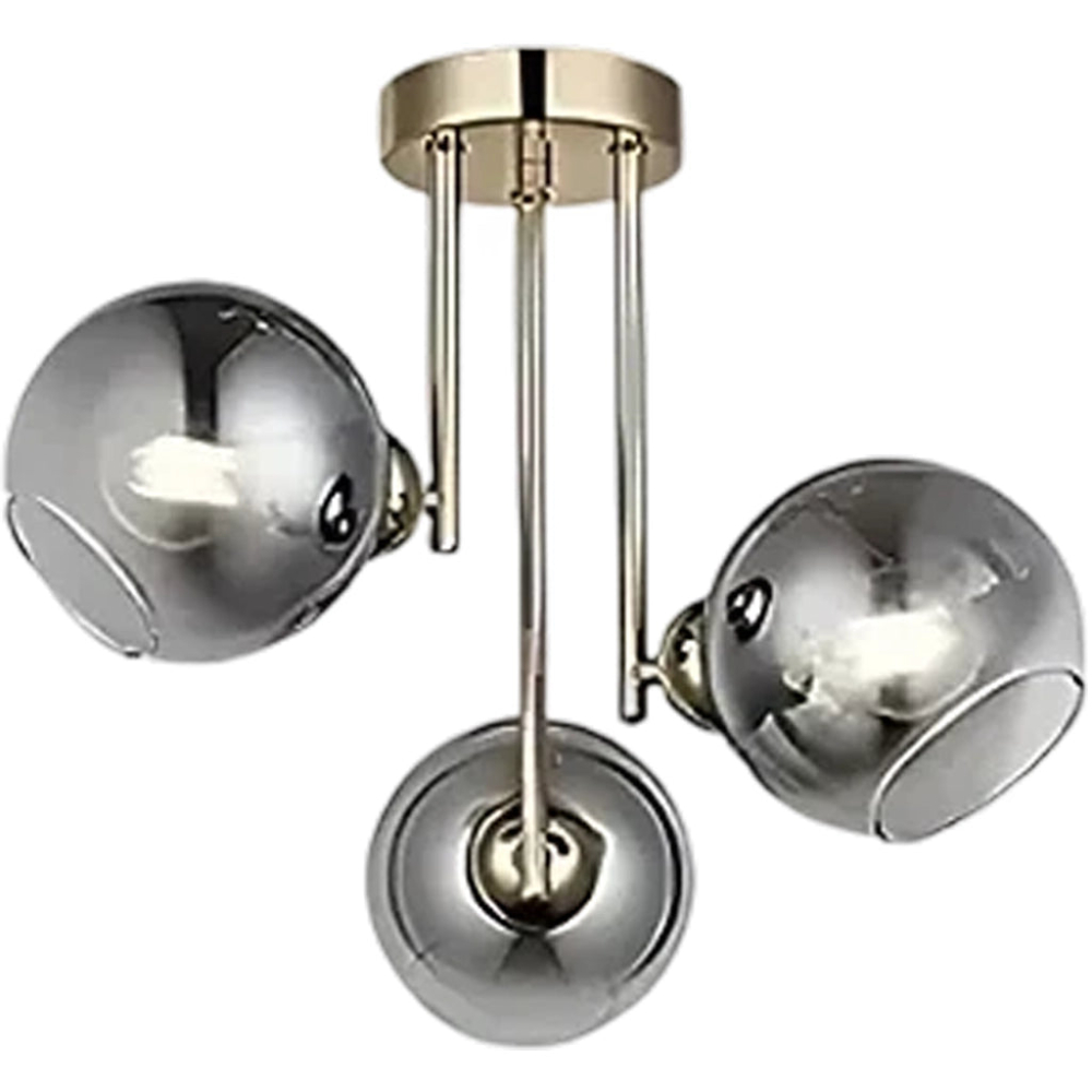 Lustra cu bec moderna MODUS, 3x E27, Auriu, Metal [4]