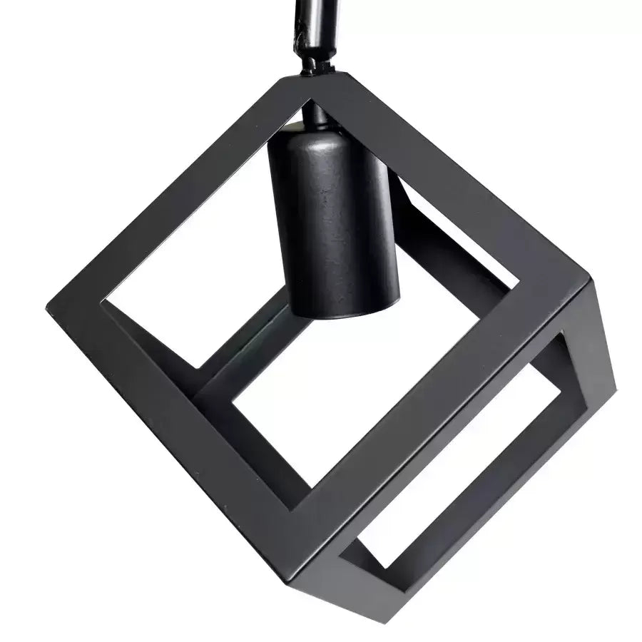 Lustra FORMA CUB -STRUKTUR Trio, 3xE27, Negru, Metal [2]