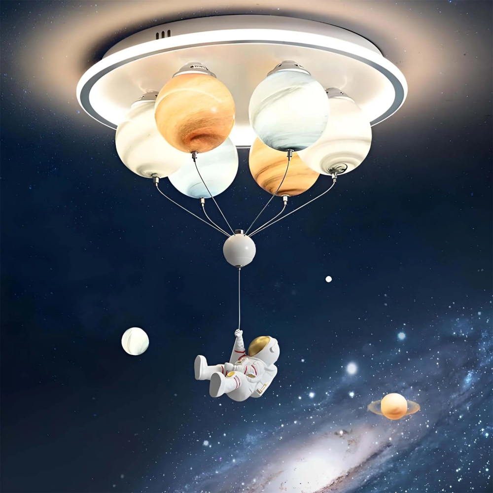 Lustra LED ASTRONAUT 60W, 6xE27, lumina Rece/Calda/Neutra, Alb [2]