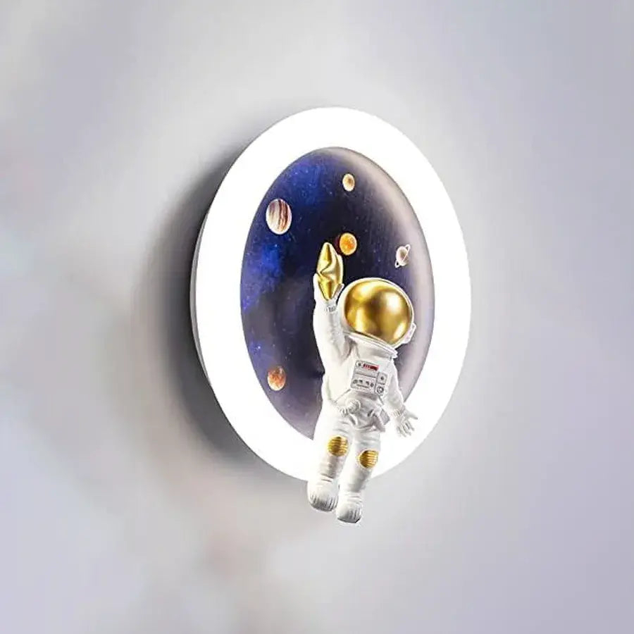 Lustra LED ASTRONAUT cu telecomanda, 51W, lumina Rece/Calda/Neutra, Alb Albastru [2]