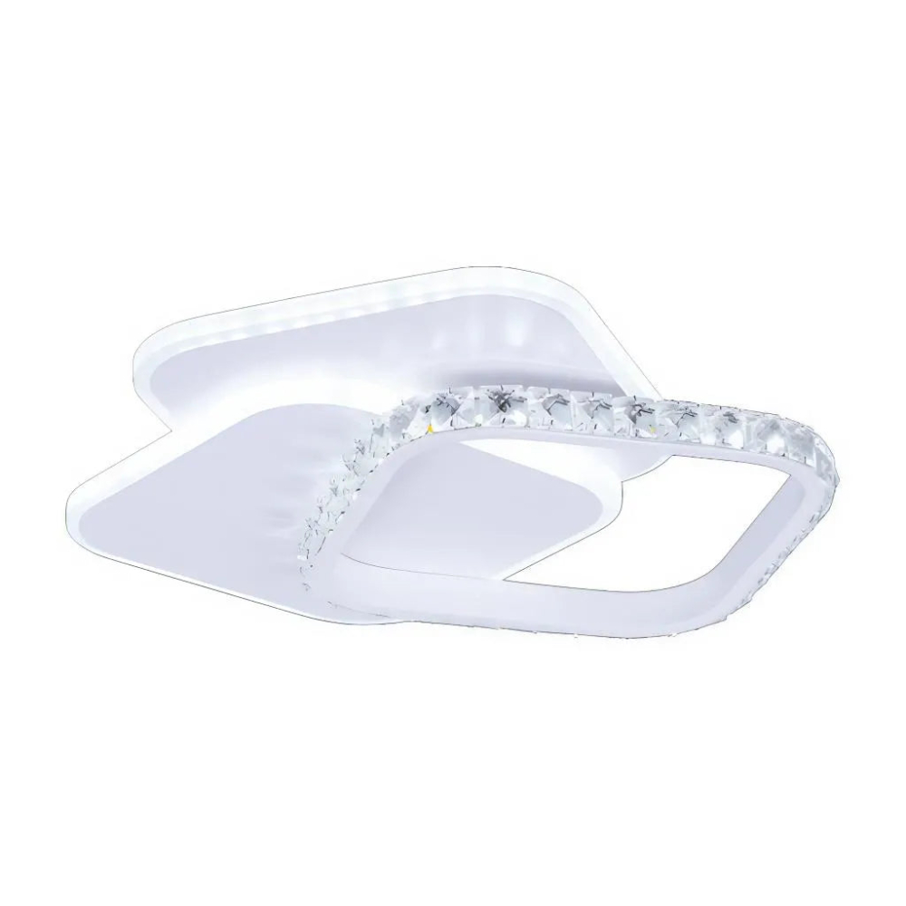 Lustra LED cu cristal ANASTASIA 39W, Diametru 30cm, lumina Rece/Calda/Neutra, Alb [2]