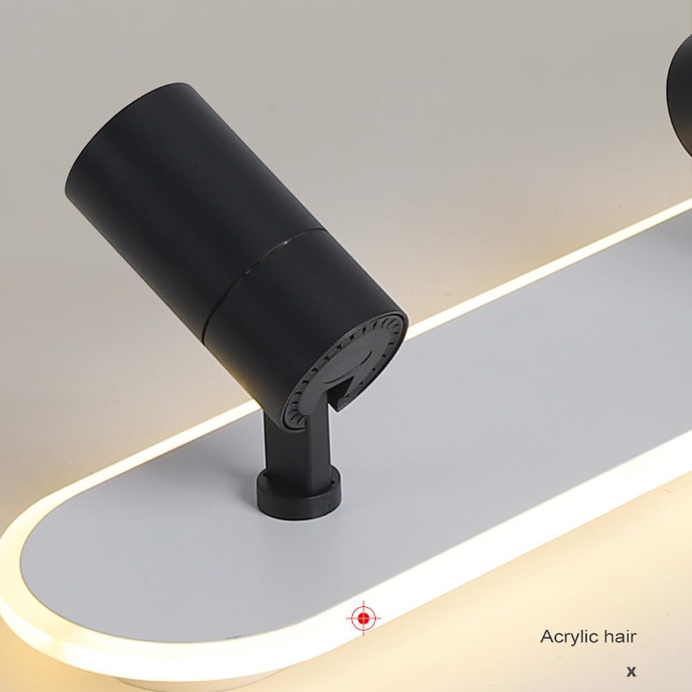 Lustra LED cu Proiector Reglabil FISSO Camilla 69W, lumina Rece/Calda/Neutra, Negru [2]