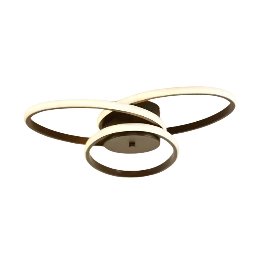 Lustra LED cu telecomanda ECATERINA 27W, lumina Rece/Calda/Neutra, Dimabila, Negru [2]