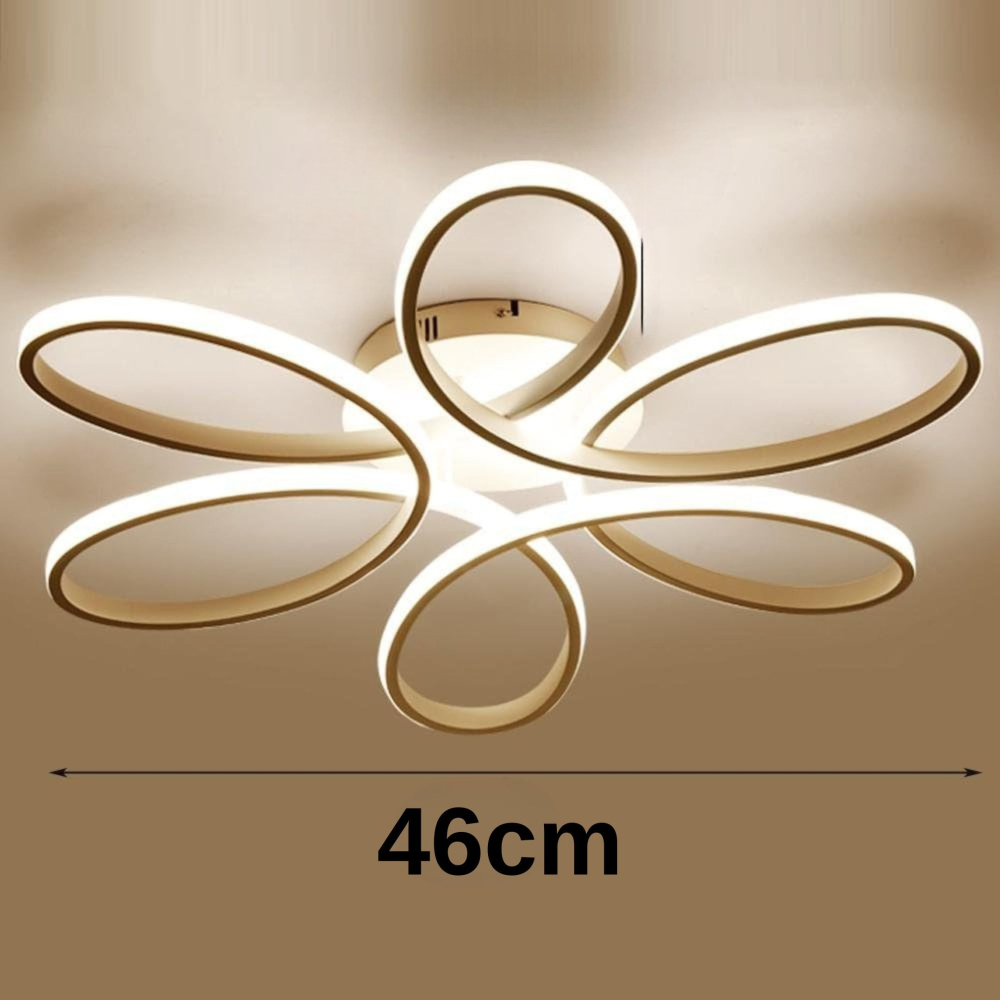 Lustra LED cu telecomanda ELIZA, 63W, lumina Rece/Calda/Neutra, Dimabila, Alb [3]