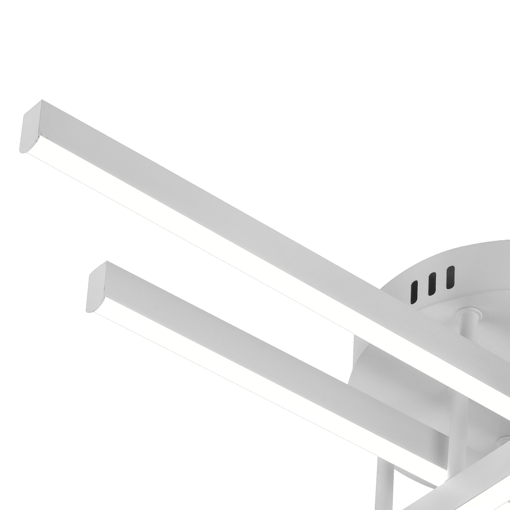 Lustra LED cu Telecomanda GIO, 54W, 4 Elemente, Lumina Rece/Clada/Neutra, Dimabila, Alb [2]