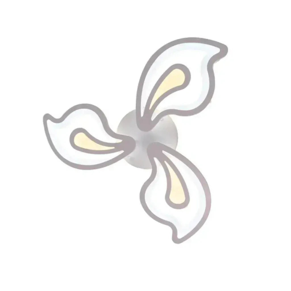 Lustra LED cu telecomanda GLORIOSA 68W, 3 Petale, lumina Rece/Calda/Neutra, Dimabila, Alb [3]